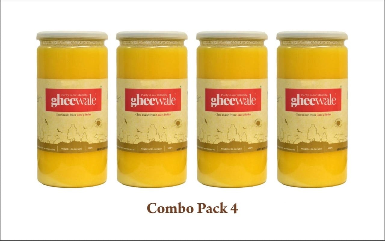 GHEEWALE PURE DESI (A2) BILONA COW GHEE 1000ML (CO...