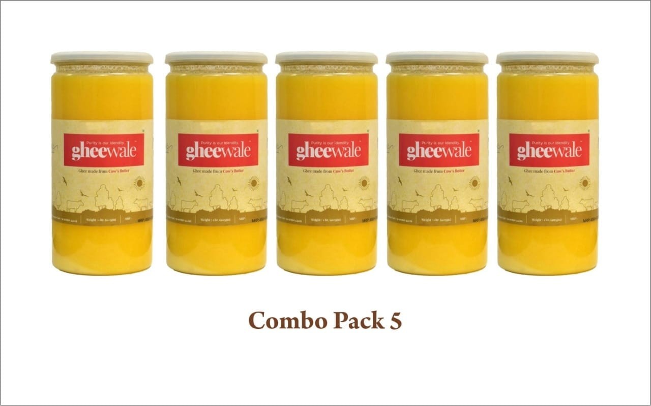GHEEWALE PURE DESI (A2) BILONA COW GHEE 1000ML (CO...