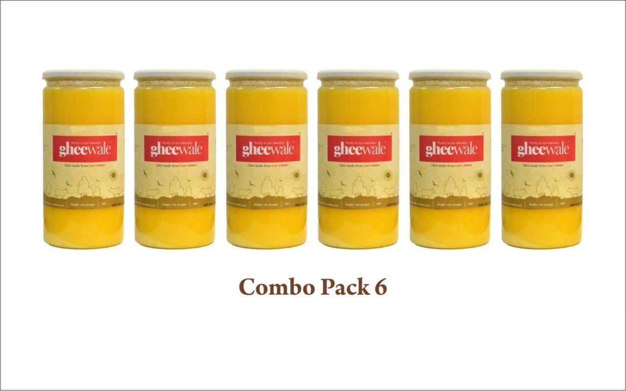 GHEEWALE PURE DESI (A2) BILONA COW GHEE 1000ML (CO...