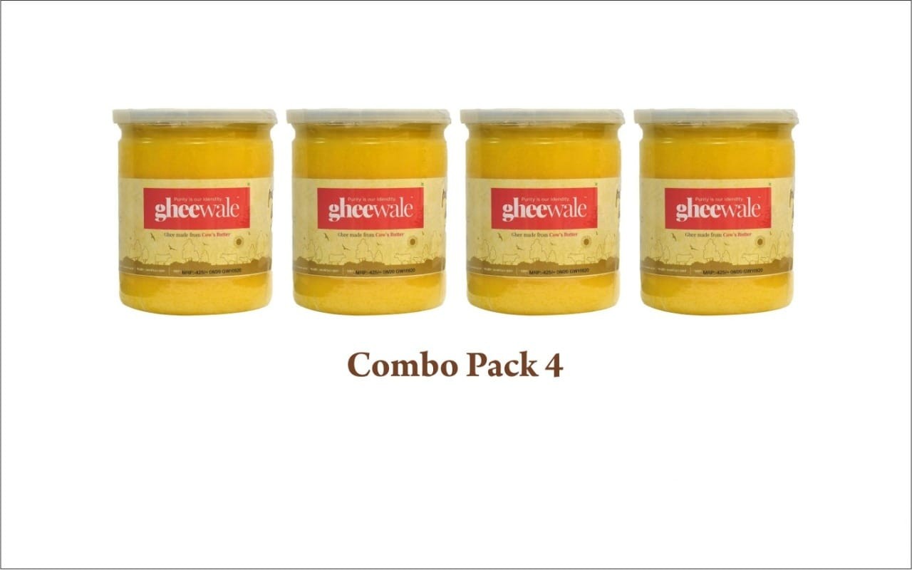 GHEEWALE PURE DESI (A2) BILONA COW GHEE 500ML (COM...