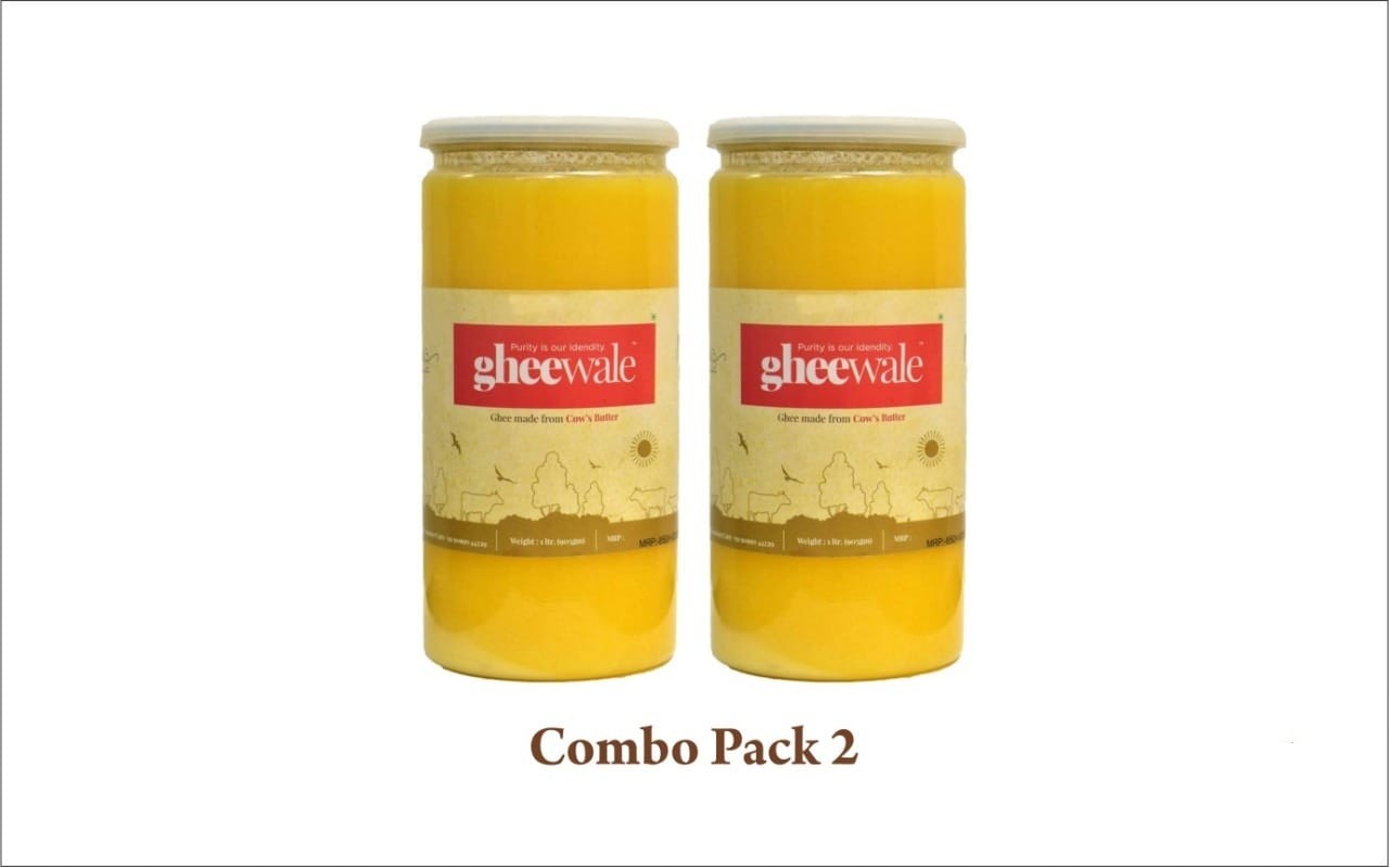 GHEEWALE PURE DESI (A2) BILONA COW GHEE 1000ML (CO...